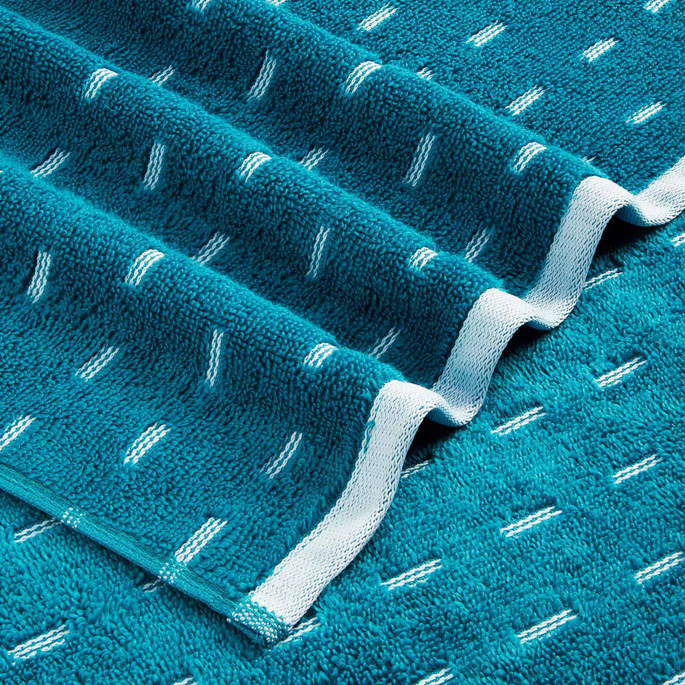 Spaces Airsoft 100% Cotton 450 GSM Solid Set of 2 Hand Towel -16 x 24 Inches, Dark Teal