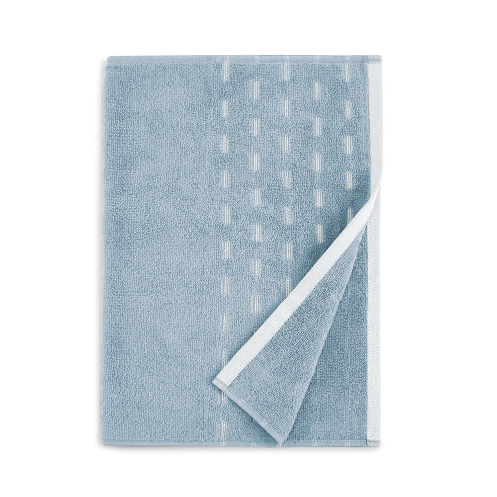 Spaces Airsoft 100% Cotton 450 GSM Solid Set of 2 Hand Towel -16 x 24 Inches, Light Blue