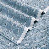 Spaces Airsoft 100% Cotton 450 GSM Solid Set of 2 Hand Towel -16 x 24 Inches, Light Blue
