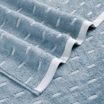 Spaces Airsoft 100% Cotton 450 GSM Solid Set of 2 Hand Towel -16 x 24 Inches, Light Blue