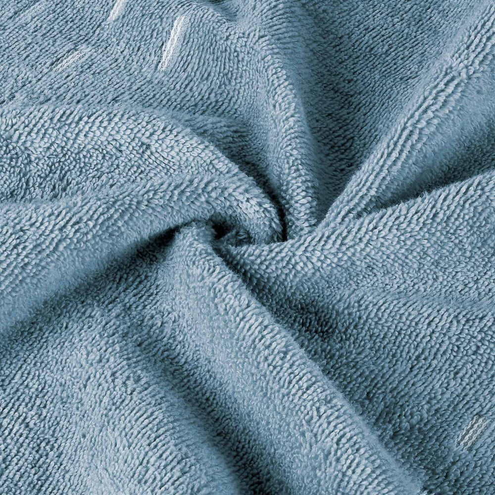 Spaces Airsoft 100% Cotton 450 GSM Solid Set of 2 Hand Towel -16 x 24 Inches, Light Blue