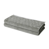 Spaces Airsoft 100% Cotton 450 GSM Solid Set of 2 Hand Towel -16 x 24 Inches, Grey