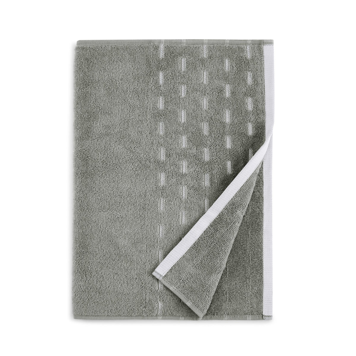 Spaces Airsoft 100% Cotton 450 GSM Solid Set of 2 Hand Towel -16 x 24 Inches, Grey