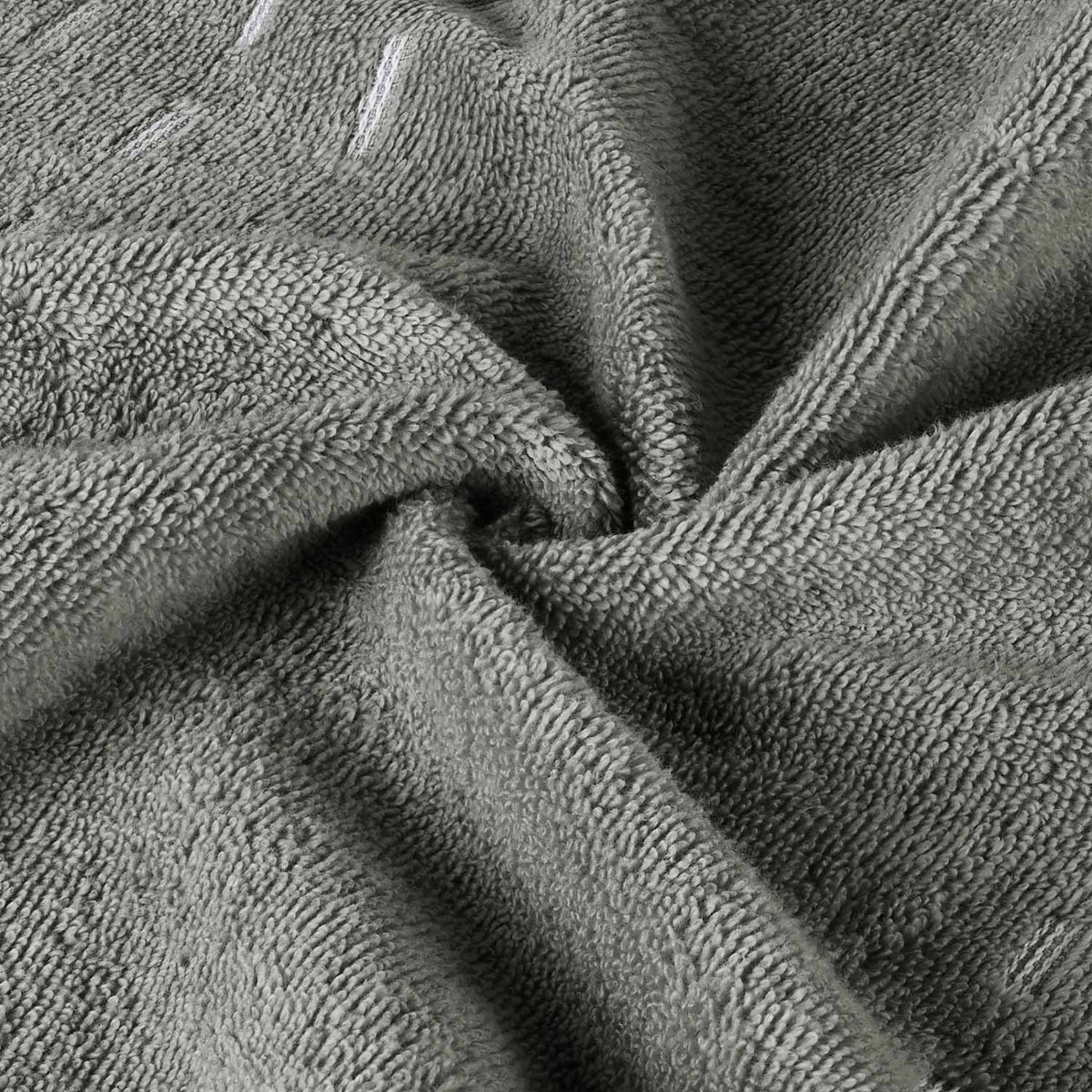 Spaces Airsoft 100% Cotton 450 GSM Solid Set of 2 Hand Towel -16 x 24 Inches, Grey