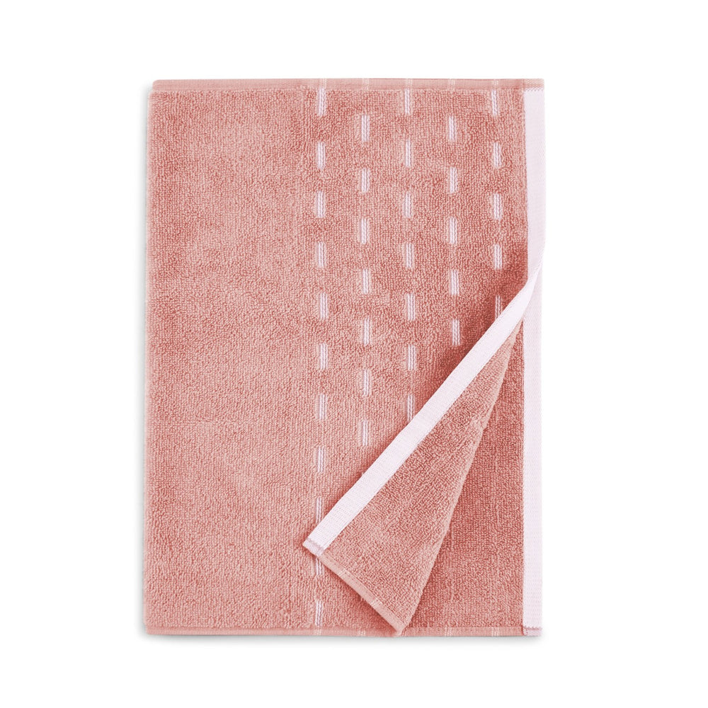 Spaces Airsoft 100% Cotton 450 GSM Solid Set of 2 Hand Towel -16 x 24 Inches, Red