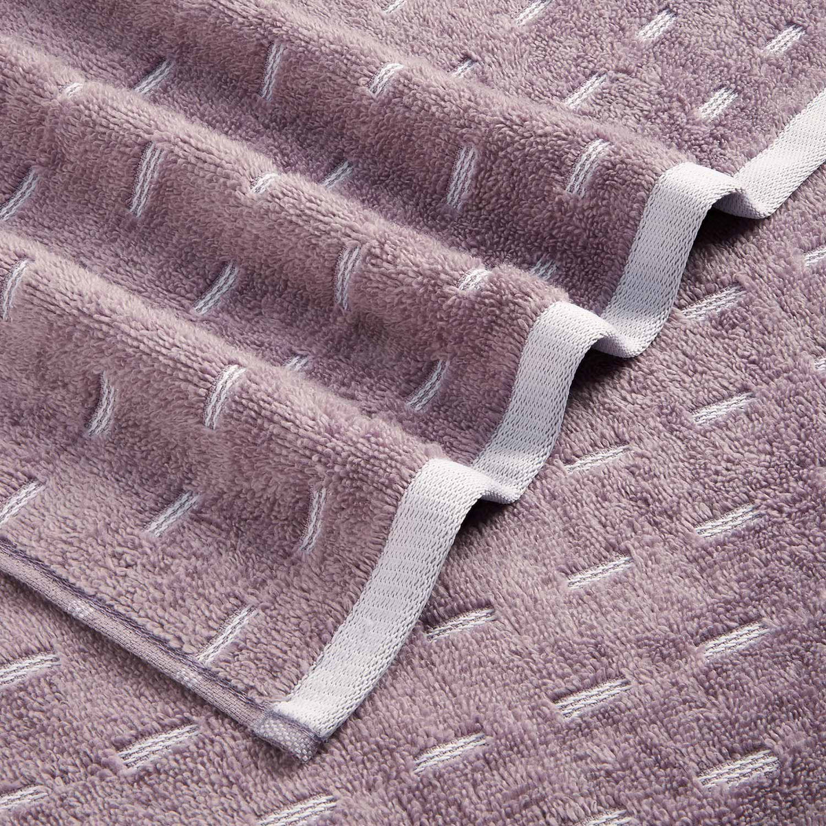 Spaces Airsoft 100% Cotton 450 GSM Solid Set of 2 Hand Towel -16 x 24 Inches, Light Violet