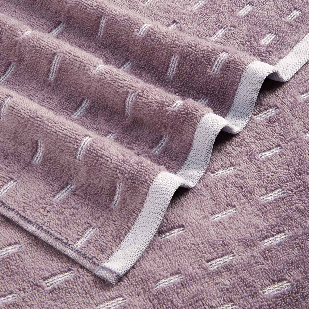 Spaces Airsoft 100% Cotton 450 GSM Solid Set of 2 Hand Towel -16 x 24 Inches, Light Violet