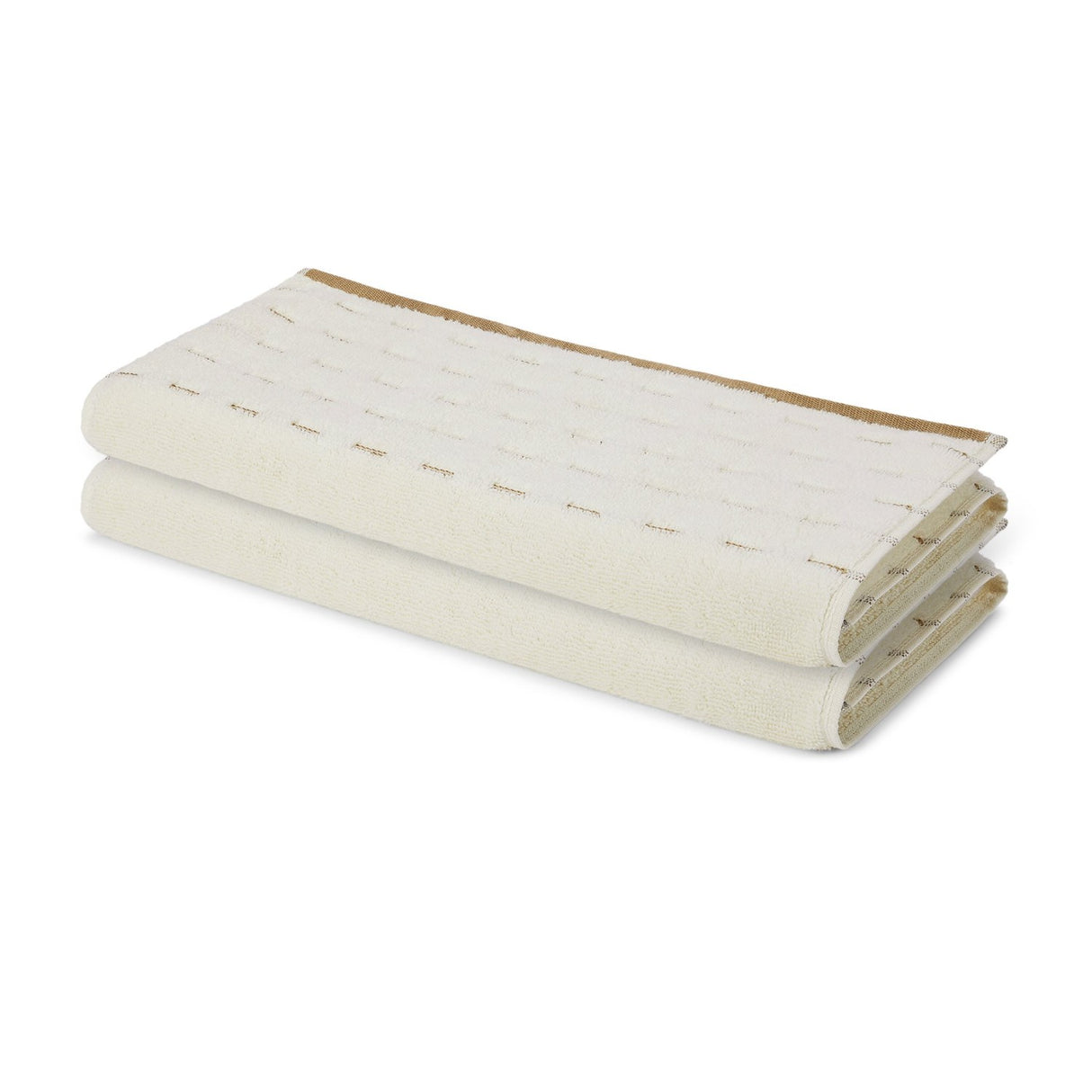 Spaces Airsoft 100% Cotton 450 GSM Solid Set of 2 Hand Towel -16 x 24 Inches, Beige
