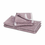 Spaces Airsoft 100% Cotton 450 GSM Solid Set of 4 Face Towel - 11 x 11 Inches, Light Violet