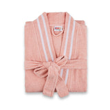 Spaces Airsoft 100% Cotton 300 GSM Medium Bath Robe- Blush