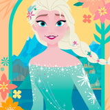 Spaces Disney Frozen 100% Cotton 132 TC Single Quilt - 152 x 228 cm, Light Orange
