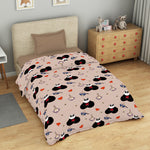 Spaces Universal Kung fu Panda 100% Cotton 170 TC Topsheet for Kids - 60 x 90 Inches, Beige