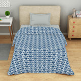 Spaces Marvel Captain America 100% Cotton 170 TC Topsheet for Kids - 60 x 90 Inches, Dark Blue