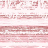 Spaces Essentials Geometric 100% Cotton 180 TC Double Bedsheet with 2 Pillow Covers - 274 x 274 cm, Light Pink