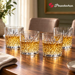 Pasabahce Timeless Whisky Tumbler Glass Set of 4 -  345 ml, Transparent