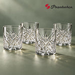 Pasabahce Timeless Whisky Tumbler Glass Set of 4 -  345 ml, Transparent