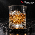 Pasabahce Timeless Whisky Tumbler Glass Set of 4 -  345 ml, Transparent