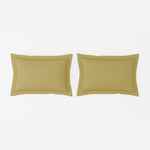 Spaces Solid 100% Cotton 144 TC Double Bedsheet with 2 Pillow Covers - 274 x 274 cm, Light Yellow