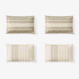 Spaces Geometric Cotton 144 TC Double Bedsheet with 2 Pillow Covers - 274 x 274 cm, Cream