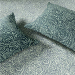 Spaces Fiora 100% Cotton 144 TC Percale Fioral Double Bedsheet with 2 Pillow Covers - 228 x 274 cm, Light Green