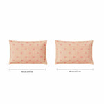 Spaces Fiora 100% Cotton 144 TC Percale Ornate Double Bedsheet with 2 Pillow Covers -  228 x 274 cm, Light Yellow