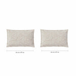 Spaces Fiora 100% Cotton 144 TC Percale Fioral Double Bedsheet with 2 Pillow Covers - 228 x 274 cm, Beige