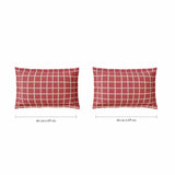 Spaces Fiora 100% Cotton 144 TC Percale Geometric Single Bedsheet with 1 Pillow Cover - 152 x 224 cm, Dark Pink