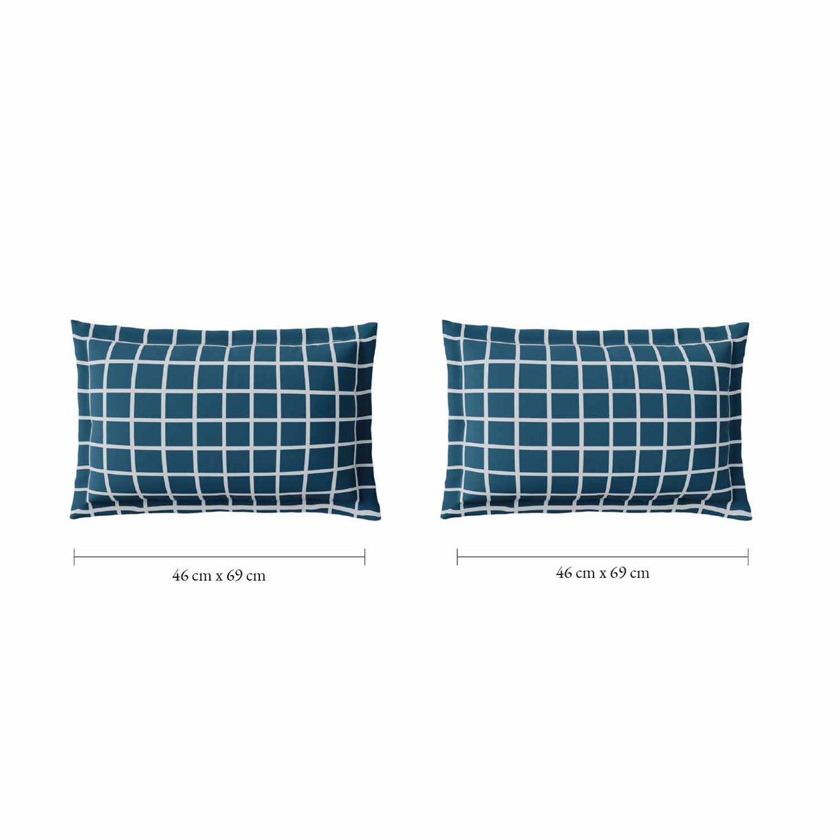 Spaces Fiora 100% Cotton 144 TC Geometric Fitted Queen Bedsheet with 2 Pillow Covers - 60 x 78 Inches, Light Yellow