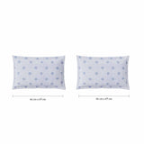Spaces Fiora 100% Cotton 144 TC Ornate Fitted Queen Bedsheet with 2 Pillow Covers - 60 x 78 Inches, Orange