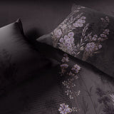 Spaces Avaris 100% Cotton 210 TC Floral Coffee Quartz Large Bedsheet with 2 Pillow Covers - 108 x 108 Inches, Dark Brown