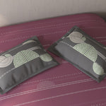 Spaces Fiora Geometric 100% Cotton Single Bedsheet with 1 Pillow Covers - 59 x 89 Inches, Dark Blush