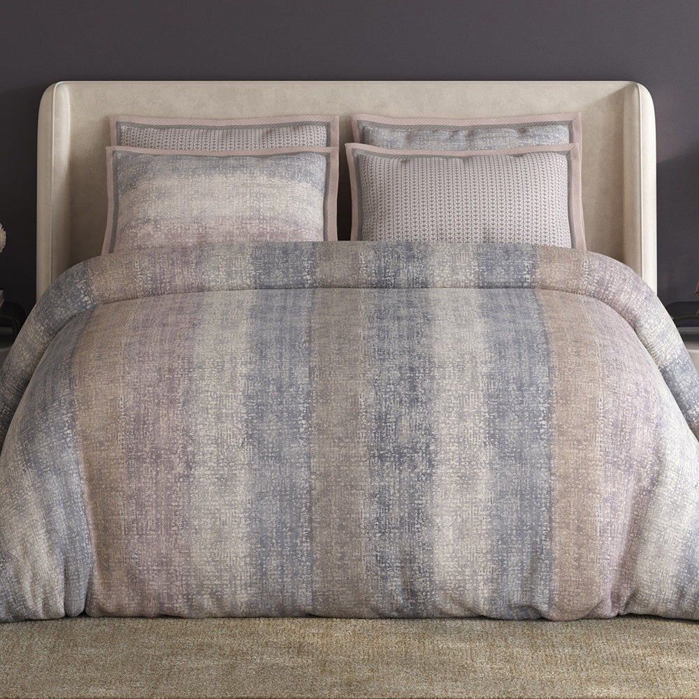 Spaces Meraki 100% Cotton 300 TC Floral Premium Large Bedsheet with 4 Pillow Covers - 108 x 108 Inches, Light Taupe
