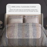 Spaces Meraki 100% Cotton 300 TC Floral Premium Large Bedsheet with 4 Pillow Covers - 108 x 108 Inches, Light Taupe