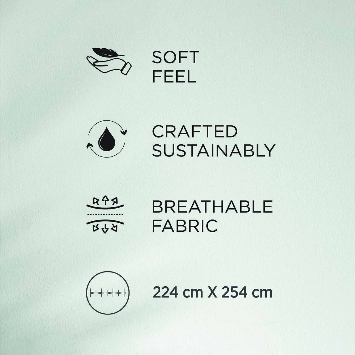 Spaces Aurum Ornate Polycotton 132 TC Double Bedsheet with 2 Pillow Covers - 88 x 100 Inches, Aqua