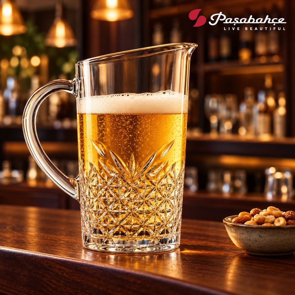 Pasabahce Timeless 1440 ml Beer Jug- Transparent