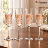 Pasabahce Timeless Flute Stem Glasses Set of 4 - 175 ml, Transparent