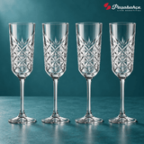 Pasabahce Timeless Flute Stem Glasses Set of 4 - 175 ml, Transparent