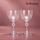 Pasabahce Amore Red Wine Stem Glasses Set of 2 - 270 ml, Transparent