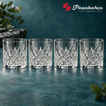 Pasabahce Timeless Whisky Tumbler Glass Set of 4 -  420 ml, Transparent