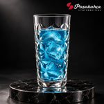 Pasabahce Estrella Highball Tumbler Glass Set of 4 -  360 ml, Transparent
