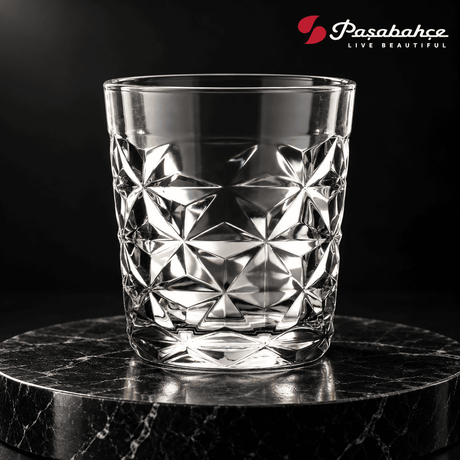Pasabahce Estrella Water Tumbler Glass Set of 4 -  305 ml, Transparent