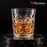 Pasabahce Estrella Whisky Tumbler Glass Set of 4 -  360 ml, Transparent