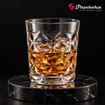 Pasabahce Estrella Whisky Tumbler Glass Set of 4 -  360 ml, Transparent