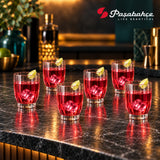 Pasabahce Amore Juice Tumbler Glass Set of 6 -  320 ml, Transparent