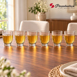 Pasabahce Amore Juice Tumbler Glass Set of 6 -  320 ml, Transparent