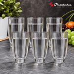 Pasabahce Amore Water Tumbler Glass Set of 6 -  400 ml, Transparent