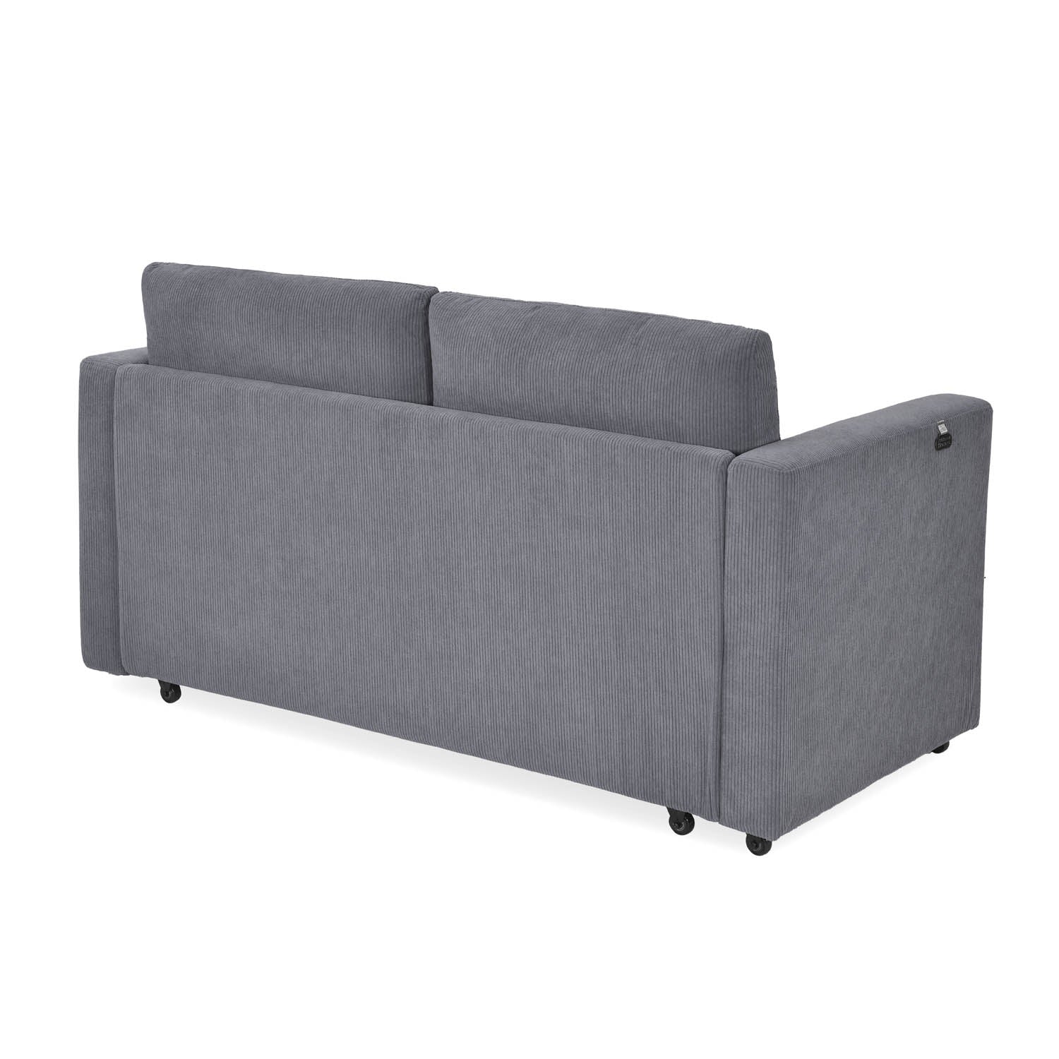 Flip 2 Seater Sofa Cum Bed- Grey