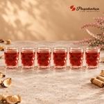 Pasabahce Estrella Shot Tumbler Glass Set of 6 -  60 ml, Transparent