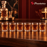 Pasabahce Estrella Shot Tumbler Glass Set of 6 -  60 ml, Transparent