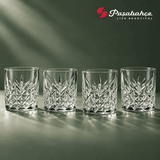 Pasabahce Timeless Whisky Tumbler Glass Set of 4 -  205 ml, Transparent